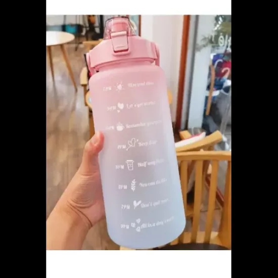 Günlük Motivasyon Su Matarası 2 Litre