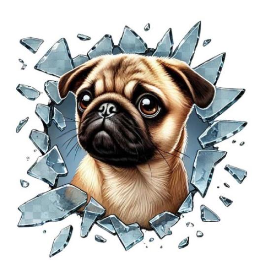 Fulcar French Bulldog Araç Stickerı